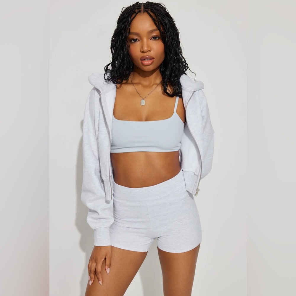 Garage zip up hoodie - Heather grey